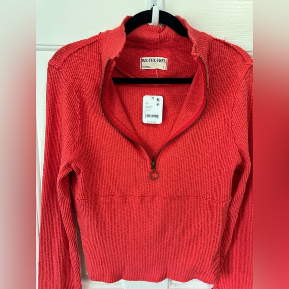NWT We The Free Midnight Half Zip Top. Size Large. - Picture 6 of 10